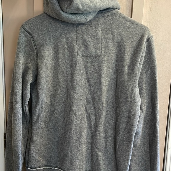 Gray Zip Up Jacket with Purple Stitching - Picture 5 of 5